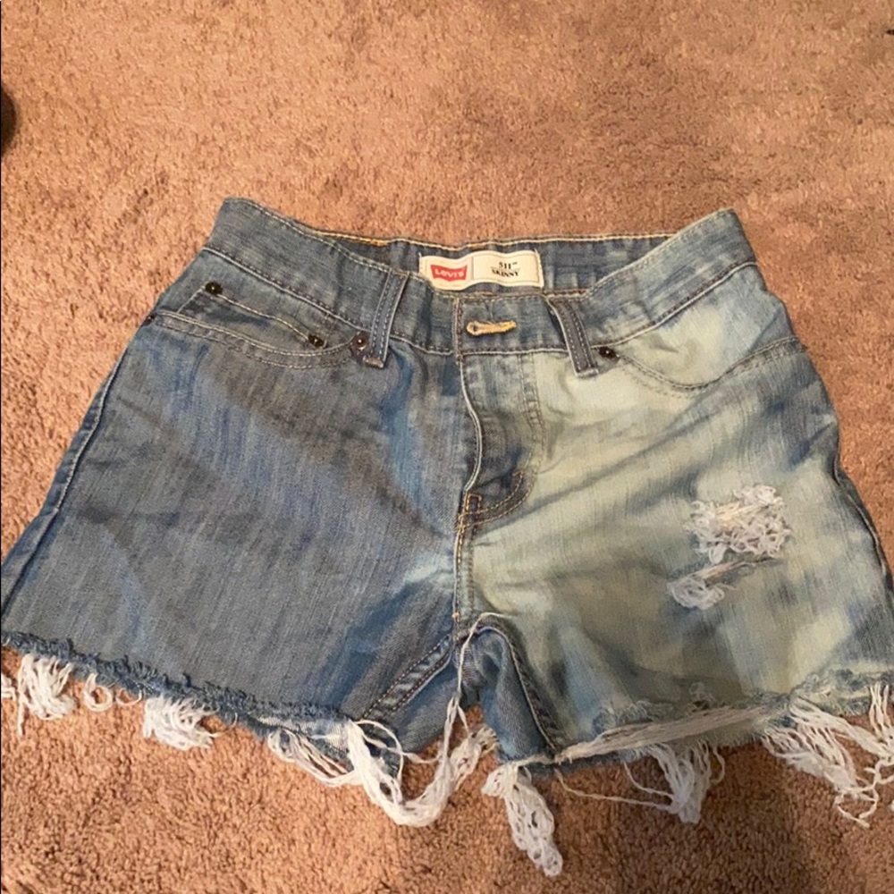 Levi 511 Skinny Jean Shorts